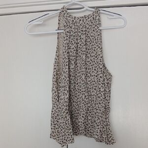 Floral Sleeveless Blouse